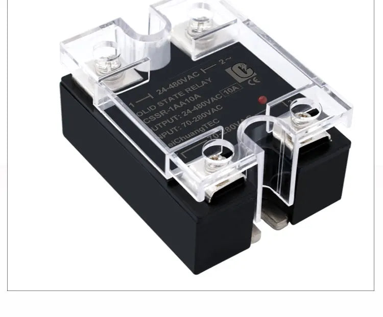 LCTC SSR Solid State Relay 10A 25A 40A 60A 80A 100A 120A 200A 240A Single Phase Control Relay DC TO AC DC TO DC AC TO AC 3-32VDC