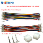 100pc MX4.2 5557 5559 Female to Male, Male Terminal Crimp Cable 18AWG 10/20/30/50cm 5558-RT PCI-E 5559 Receptacl Housing Harness