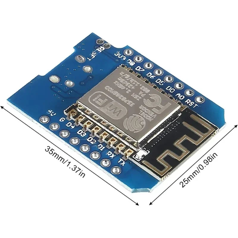 D1 Mini ESP8266 WiFi Development Board Type-C Port ESP-12F Module 4M Flash Supports Arduino Lua for IoT Project