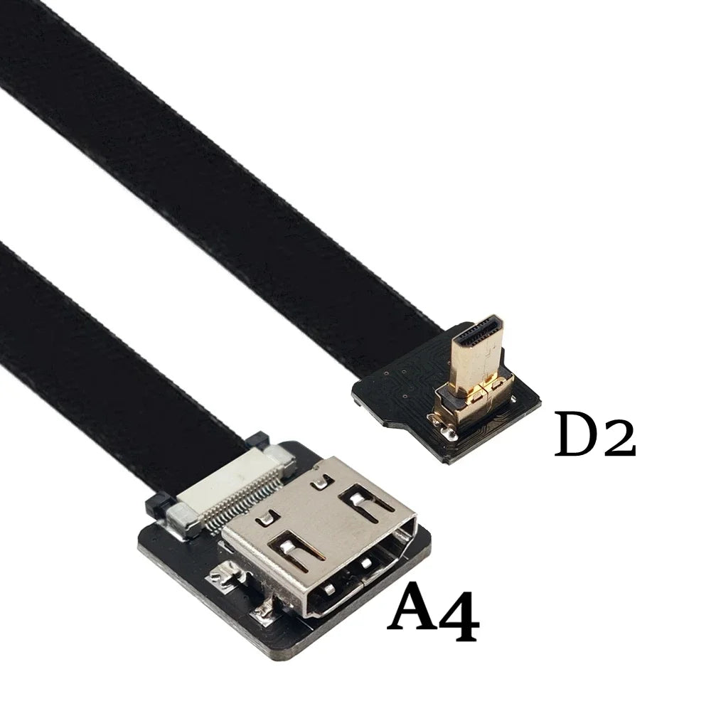 Camera 0.05M-1M FPC flexible cable drone aerial photo transmission FPV Micro HDMI to HDMI HD cable