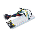 Stock MB102 Breadboard 400 830 Point Solderless PCB Bread Board Test Develop DIY for Arduino Laboratory SYB-830
