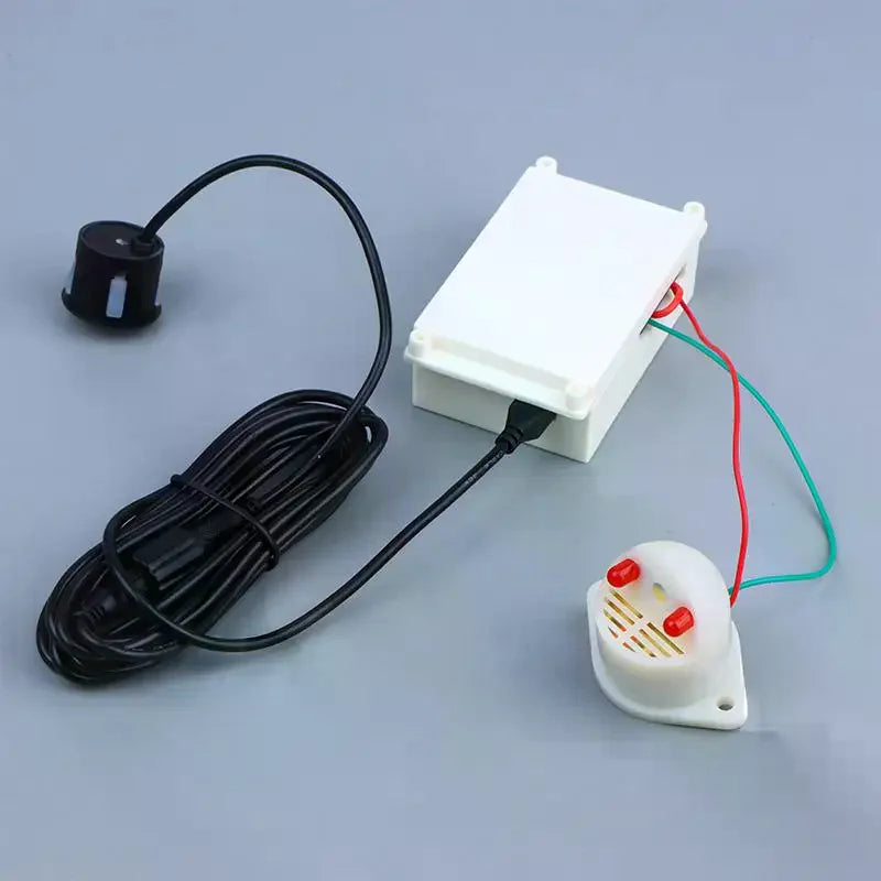 Ultrasonic Ranging Sensor With Buzzer Relay Output Distance Measuring Module Adjustable Range 5cm-500cm Reversing Radar Sensor