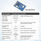 4PCS nRF24L01 nRF24L01P 2.4GHz PA LNA 20dBm Wireless Module SPI Antenna SMA-K Transceiver Receiver Tansmitter EBYTE E01 Series