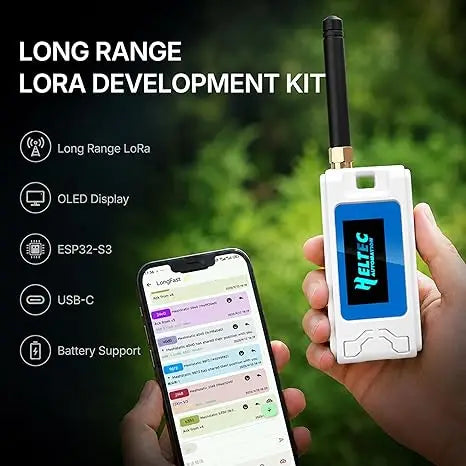 Heltec ESP32 LoRa V3 Kit With Case Module Board SX1262 CP2102 Meshtastic LoRaWAN IoT Node Lora Antenna Protect Case