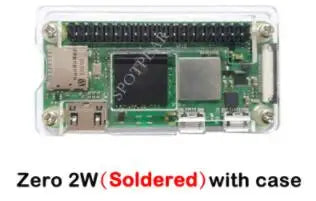 Raspberry Pi Zero 2 W Development Board PI0 2W with case Bluetooth BLE/WiFi 1GHz CPU 512MB RAM MINI HDMI 40PIN GPIO DIY game