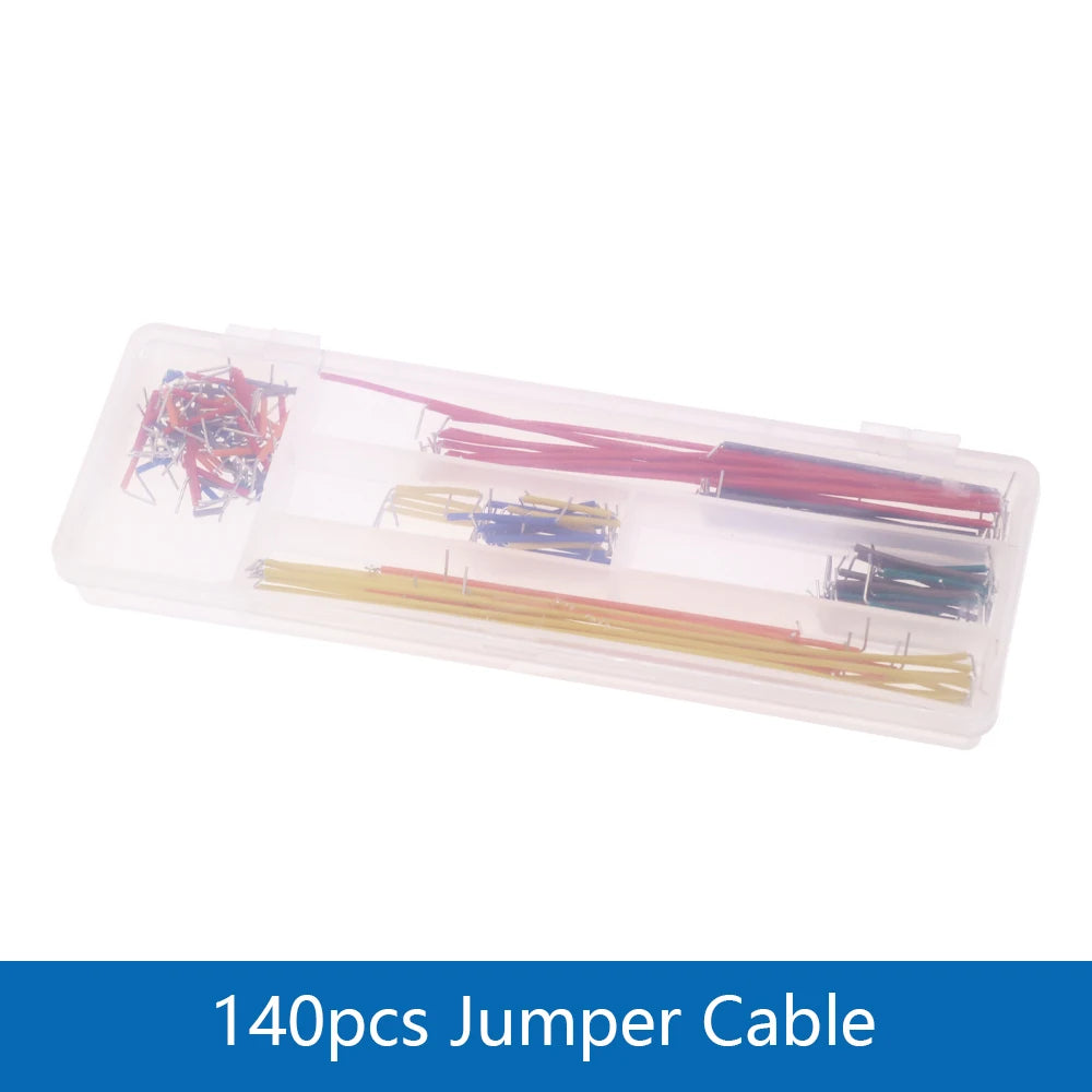 3.3V/5V MB-102 Breadboard power module+ 400 830 points Solderless Prototype Bread board kit +65 Flexible jumper wire