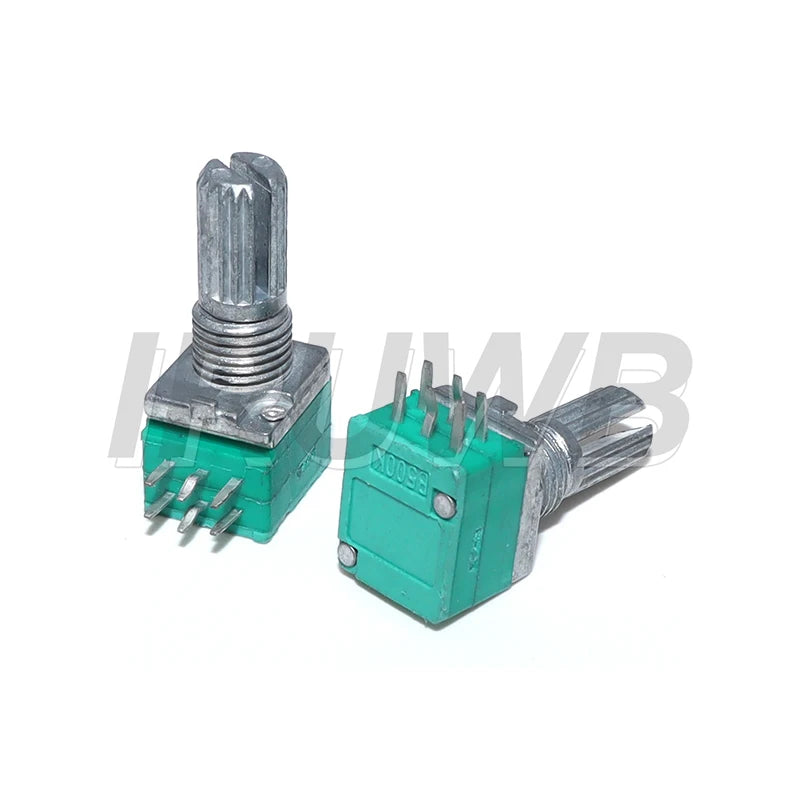 5pcs 15mm Shaft 3/6/8pins RK097 RV097NS B5K B10K B50K B100K B500K Audio Amplifier Sealed Linear Volume Potentiometer Resistor