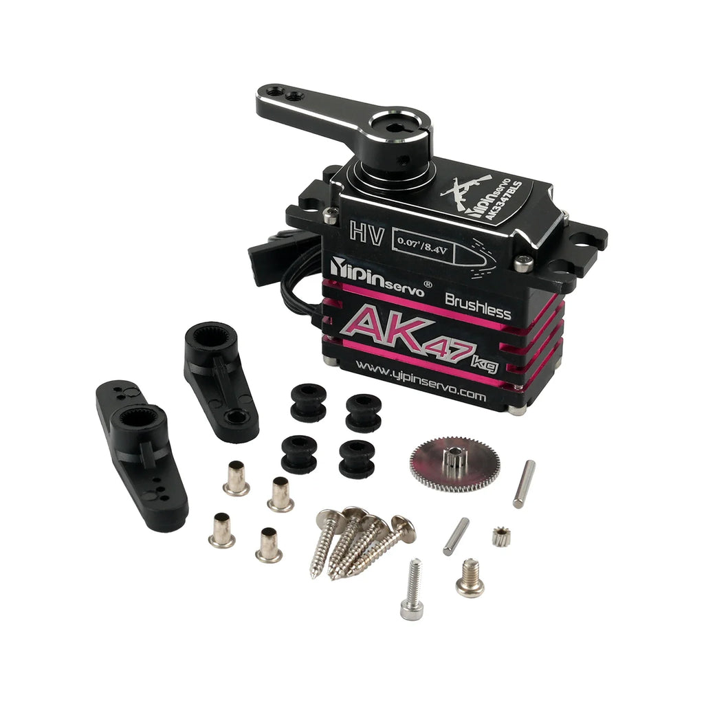 GXservo Waterproof Brushless Servo Metal Stainless Steel Gear 47kg High Torque 0.07sec Motor For Traxxas TRX4 Axial SCX10 RC Car