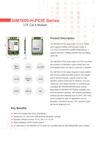 SIMCOM SIM7600G-H SIM7600E-H SIM7600NA-H SIM7600E-H1C SIM7600JC-H 4G LTE Module MINIPCIE