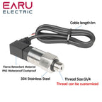 4-20mA 0-5V 0-10V Output -1-0bar 0-1bar G1/4 Vacuum Pressure Transmitter Transducer Sensor Controller 0.5% FS High Precision