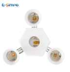 1pc E26 E27 to 4E27 7E27 Adjustable Rotatable Screw Led Lamp CFL Bulb Base Holder Light Socket Adapter Converter Splitter