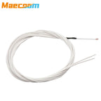 3D Printer Parts Thermistor NTC Temperature Sensor 3950 1% Line100&150cm 100K with XH2.54 Dupont Terminal 2P Connector Terminal