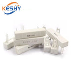 50W Ceramic Cement High Power Resistor 0.1~1K 0.2 0.22R 0.5 1 1.5 2 2.5 3 4 5 6 8 10 15 20 25 30 50 80 100 200 250 300 500 Ohm