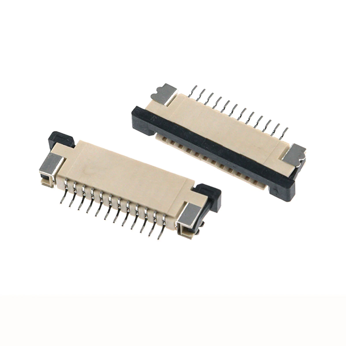 5pcs 1.0mm Pitch FPC Flat Flexible Cable FFC Connector 4P 5 6 7 8 9 10 12 14 16 20 22 24 26 28 30P 32 34 36 40P Top Contact SMT