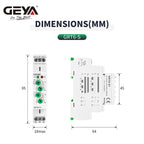 GEYA GRT6-S Cycle Time Delay Relay AC/DC24V-240V Asymmetric Relay SPDT 220V 10A Electronic Repeat Relay