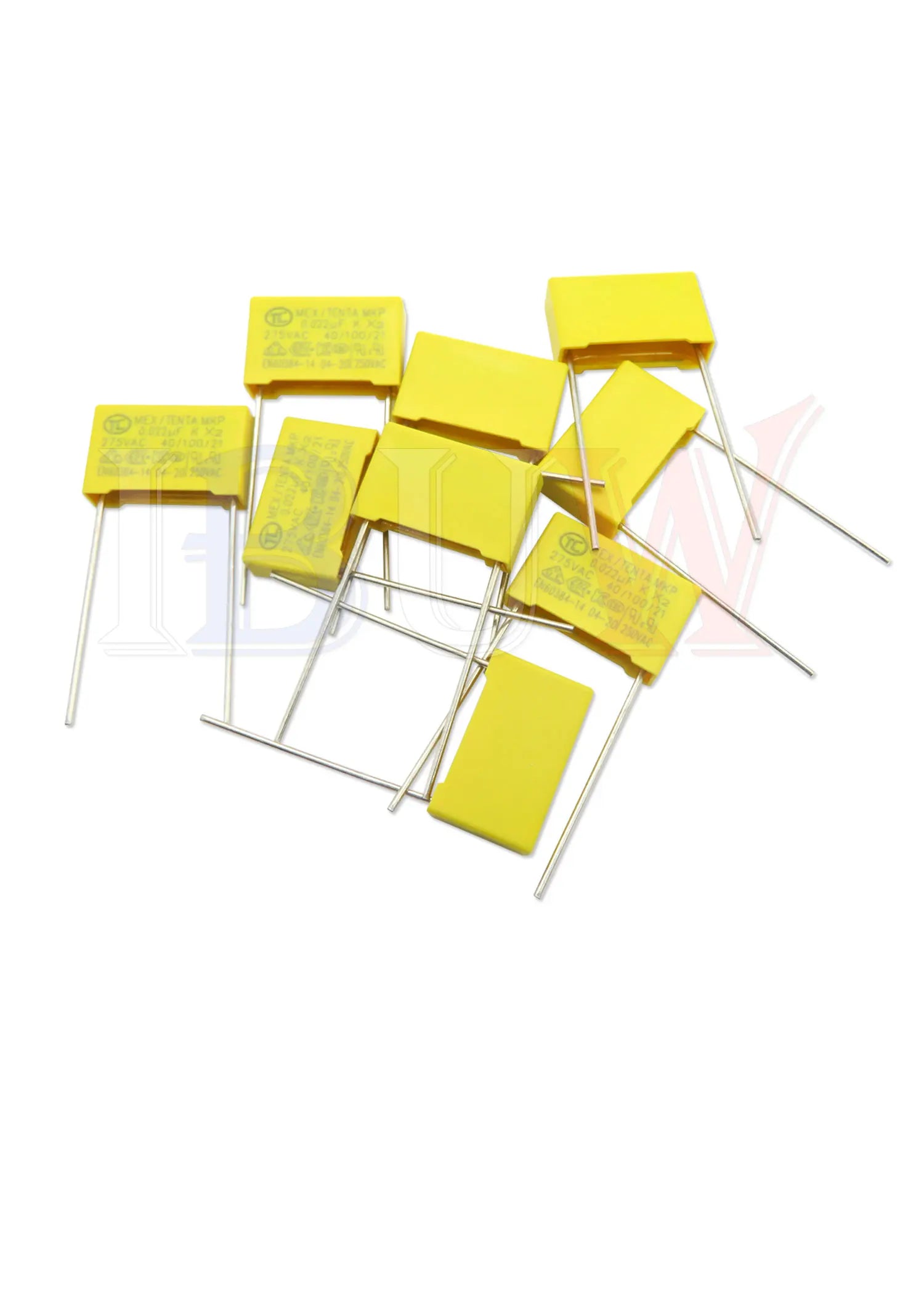 10pcs 275VAC capacitor X2 series 0.01UF ~ 2.2UF Polypropylene film capacitor New 10nf 100nf 150nf 200nf 680nf 470nf 1UF