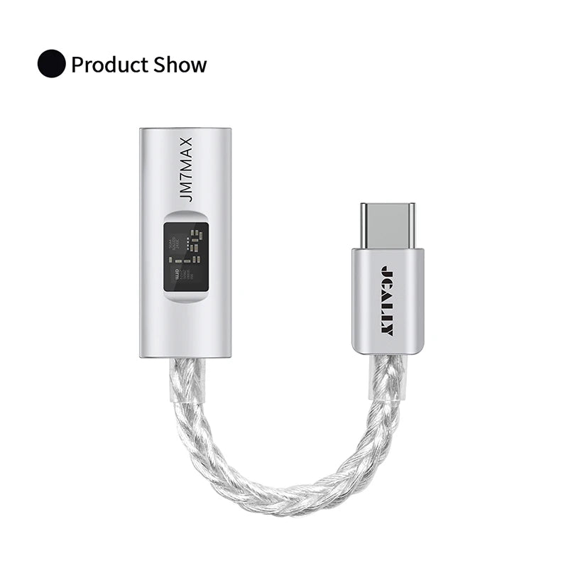 JCALLY JM7 Max TypeC/Light-ning To 3.5mm Digital Audio Cable DAC CX31993 For Android/Apple Adapter Decode Amp 32bit/384KHz