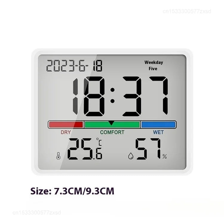 Youpin Electronic Thermometer Hygrometer Weather Station High Precision with Table Clock Function Mini Thermometer Sensor Gauge