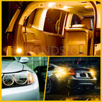 4PCS 6.3V BA9S 2 SMD 3030 LED Non Polarity 6V 12V 24V 110V 220V Car Bike Pinball Machine White Yellow 3000K