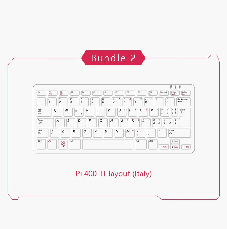 Raspberry Pi 400 Personal Computer or Kit,Quad-core 64-bit Processor 4GB of RAM ,WiFi Dual-display Output For 4K