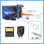 Original TS101 Soldering Iron 90W Mini Thermostat LCD Displays TS100 TS 101 Soldering Iron with PD Plug Tip Set Miniware