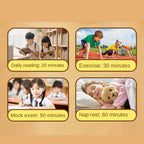Movement Visual Timer Time Management Sweep Second Countdown Clock 60-Minute Silent Kitchen Cooking Timer Kids and Adults