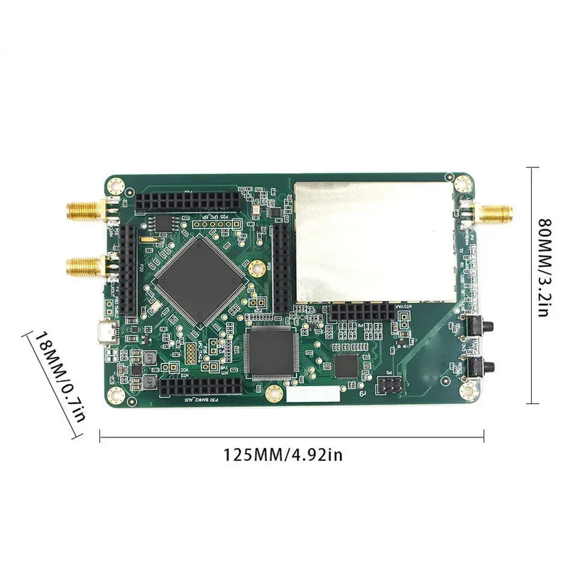 1mhz-6ghz Open Source Sdr Transceiver Dev Board || Ad9361 Fpga & Precision-tuned Rf Pcb, Usb3.0