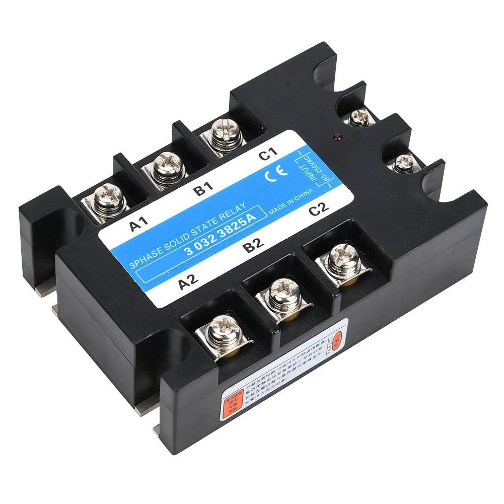 Three Phase Solid State Relay 80-250VAC Input SSR3 AC AC Electrical Equipment for CNC Machinery BERM-3 032