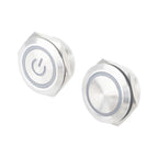 12mm 16mm 19mm 22mm Ultra-short Style Microtravel Stainless Steel Push Button Switch Led Lamp Self-reset/Momentary Normal Open