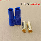 ChengHaoRan 1Set Weldable EC5 Model Aircraft Plug Male  Female Plug 15/30/50/100cm Extension Cord High Current  Plug