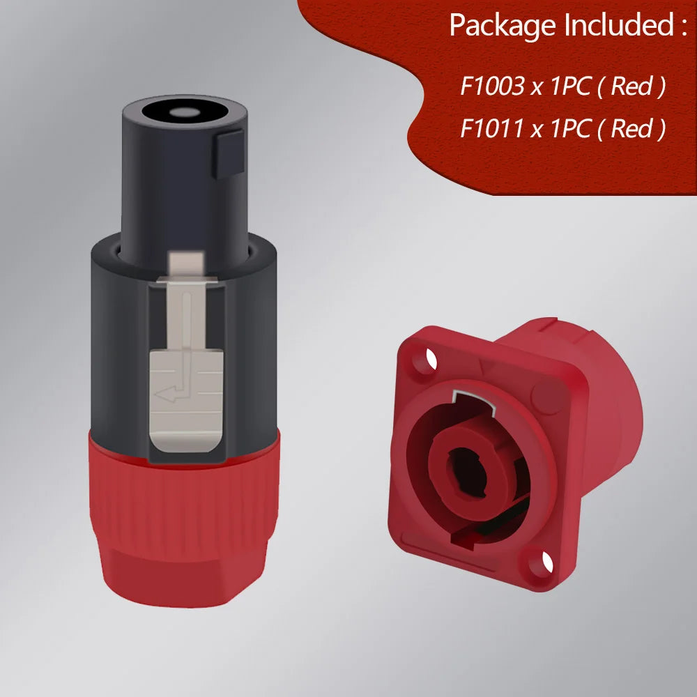 1set NL4FC Speak Connectors type 4 Pole Plug Male Speaker Audio connector
