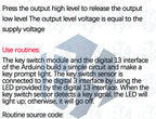 KY-004 3Pin Tactile Switch Module 6x6x5mm, Push Button for Arduino DIY Mini Projects