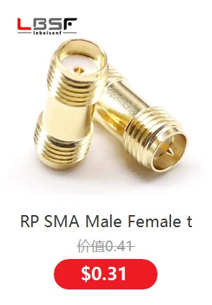 SMA to SMA Male Female RF Coaxial SMA Adapter Kit RF Coax Coupling Nut barrel Connector Converter For WIFI