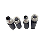 M8 Sensor Connector Screw Connection Metal A Code 3pin/4pin Non-welding 5pin 6pin 8pin Weld IP68 Straight Waterproof Connectors
