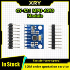 XRY 1pcs GY521 GY-521 MPU6050 IIC I2C Interface 3 Axis Analog Gyroscope Sensor Accelerometer Compatible Module for Arduino