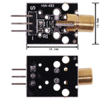 KY-008 650nm Laser Sensor Module 3Pin 6mm 5V 5mW Red Laser Dot Diode Copper Head for Arduino DIY Kit
