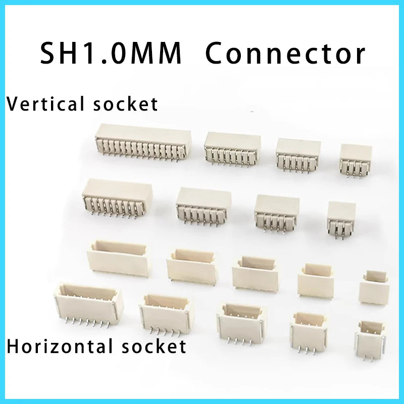 Tape packaging JST SH1.0/MX1.25/ZH1.5/PH2.0/XH2.54 Connector 2 3 4 5 6 7 8Pin SMT SMD Vertical /Horizontal Type Socket Housing