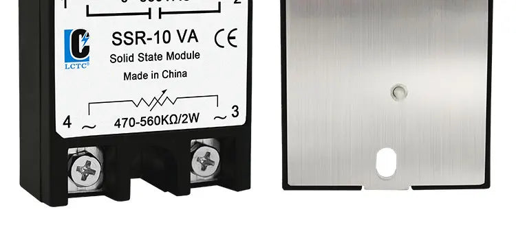 LCTC SSR Solid State Relay Voltage Regulator Adjustable 10A 25A 40A 50A 60A 80A 100A VA Single Phase 0-380VAC Potentiometer