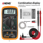 ANENG AN8205C Volt Ohm Multimetro Tester Meter With Thermocouple LCD Backlight Portable Digital Multimeter AC/DC Ammeter