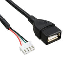 USB to 4P xh2.54 cable USB to 4P MX1.25 USB to PH2.0 Cable USB to Dupont 4 pin Cable 30cm