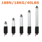 6V 12V 24V Micro New Linear Actuator DC Motor 30/50/75/100/150mm Stroke Customized 188N for Remote Controls Robotics Automation
