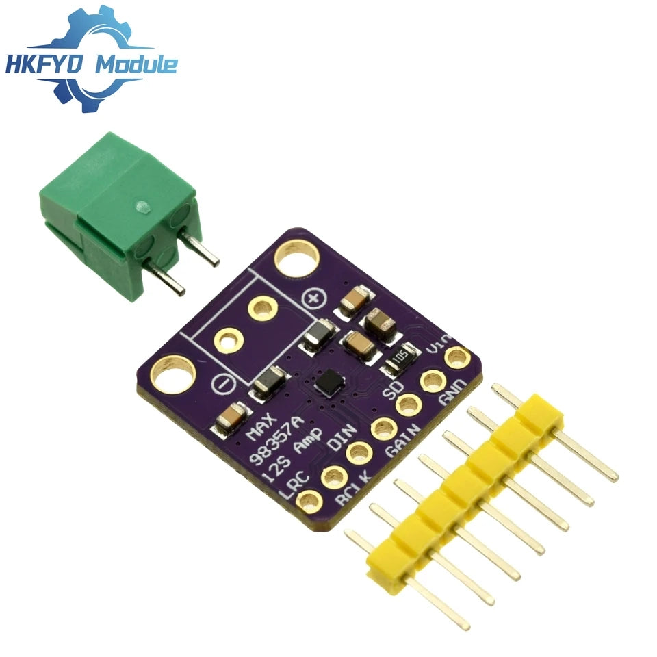 1-50pcs MAX98357A I2S Class D Audio Amplifier – 3W Digital Power Module for DIY Speakers & Smart Voice Systems
