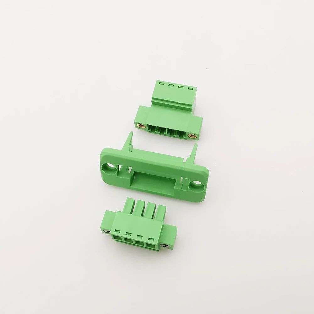 1Set 15EDGWC 3.81mm Pitch Through Wall Pluggable PCB Terminal Block Connector 2/3/4/5/6/8/9/10/12Pin Plug + Pin Header Socket