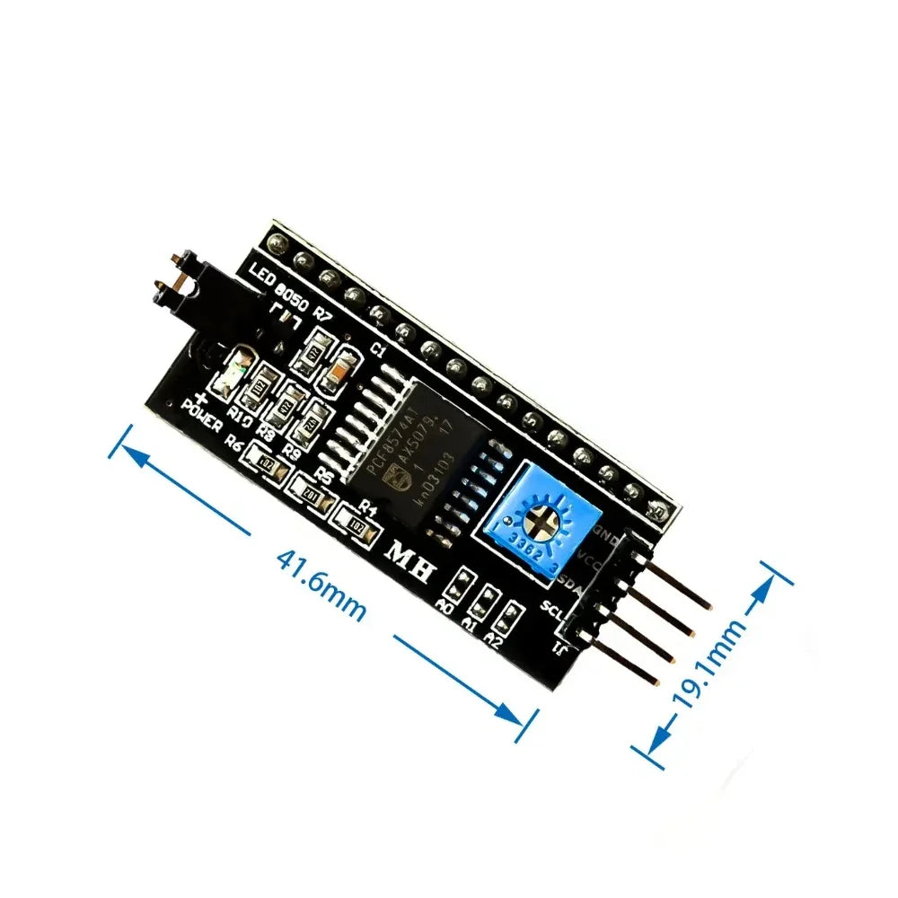 1602 LCD Module 16x2 HD44780 For Arduino Character 5V LCD Display IIC/I2C Serial PCF8574 Interface Adapter Plate Module DIY KIT