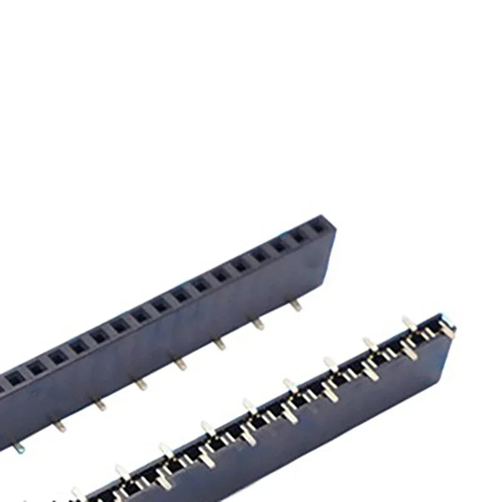 10pcs 1.27mm 1x50Pin Single Row PH4.3mm Straight Vertical SMT Right Angle Gold-plated Rohs Female Pin Header Socket Connector