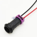 1 Set 813972926 813972923 2 Pin Male Female Circular Waterproof Fog Lamp Plug Connector For Car Toyota Mazda Rx7