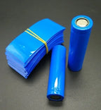 100pcs 18650 Battery Wrap Sleeve Heat Shrink Shrinkable Tube Insulated Multicolor Battery Skin PVC FilmTape Protector Cover Pipe