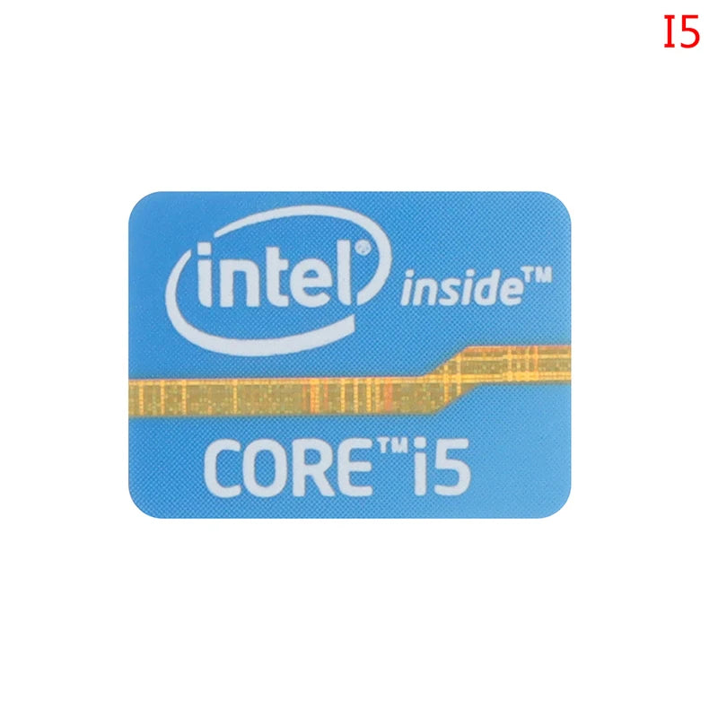 1pc/5pcs Mini DIY Sticker For 4th Generation Cpu Intel Core I3 I5 I7 I9 Logo Sticker LOGO Label Laptop Notebook Decoration