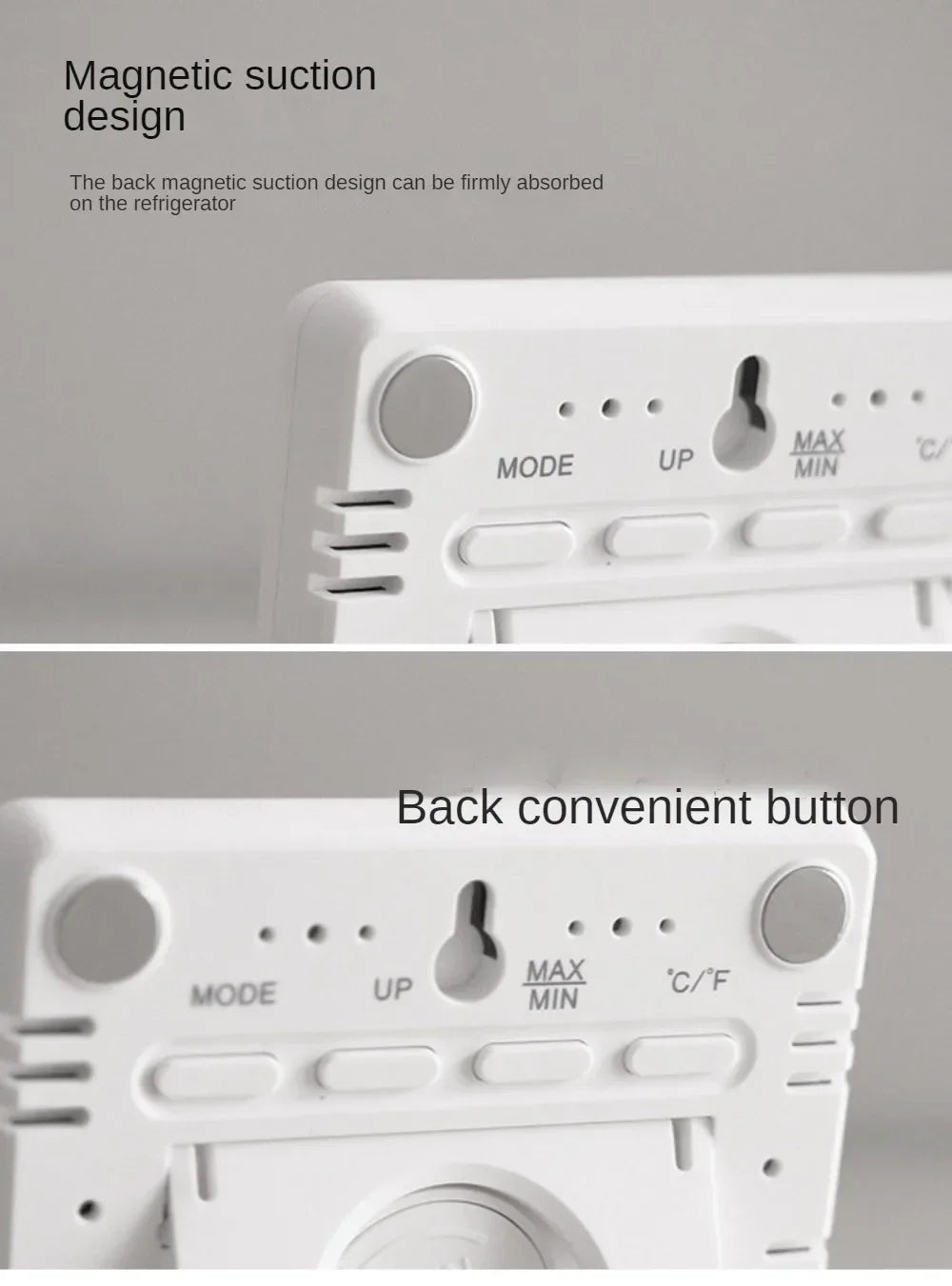 Indoor Multifunction Thermometer Hygrometer Automatic Electronic Temperature Humidity Monitor Clock Monitor Wall Monitor Clocks