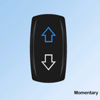 ARROWS 6Pin (ON)-OFF-(ON) DPDT Momentary Switch12V UP/DOWN Polarity Reverse Rocker Switch for ARB/Carling/NARVA Replace